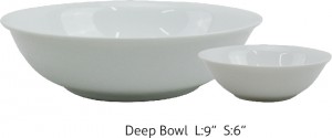 deep bowl